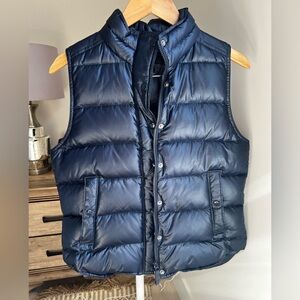 J. Crew Navy Puffer Vest